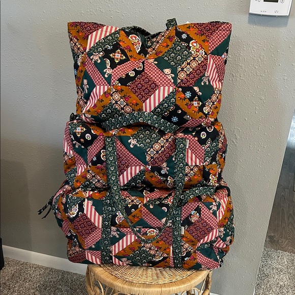 Anthropologie Handbags - Vera Bradley X Anthropologie Weekender Bag Set of 3 Quilted Patchwork